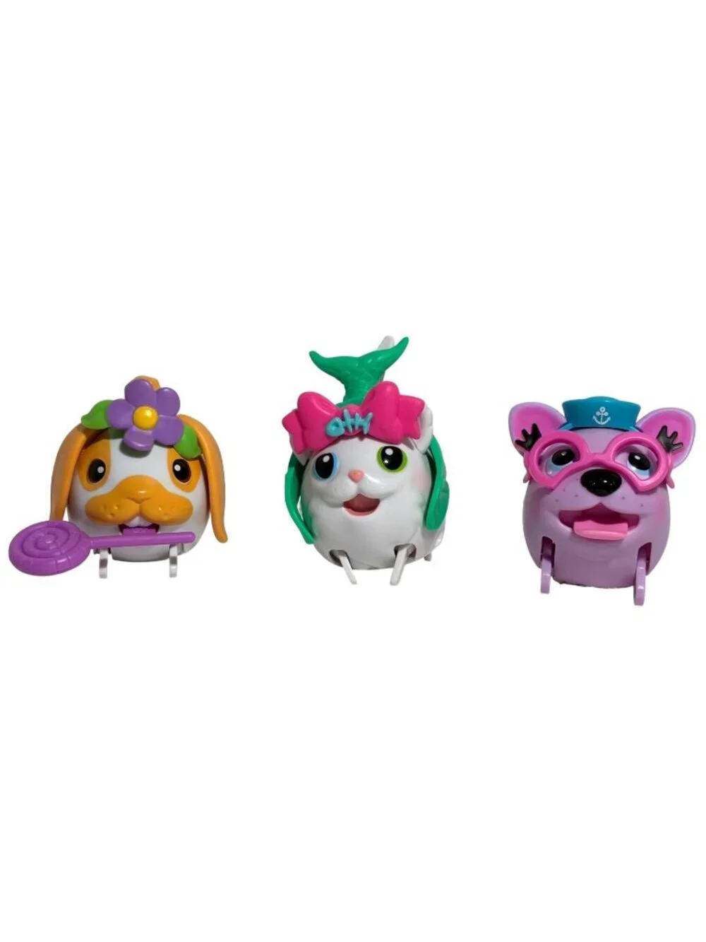 Chubby Puppies Friends Fashion Team Lop White Ragdoll Lilac Frenchi Accessories